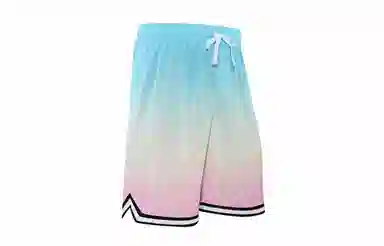 木林森 运动时尚渲染透气凉爽运动休闲短裤 男女同款