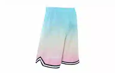 木林森 运动时尚渲染透气凉爽运动休闲短裤 男女同款