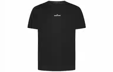 Stone Island Graphic Print T-Shirt Black