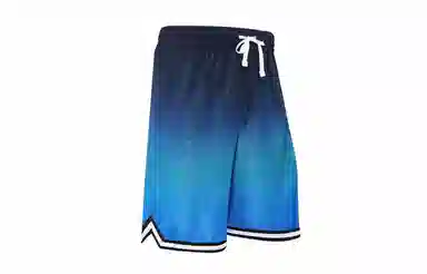 木林森 运动时尚渲染透气凉爽运动休闲短裤 男女同款