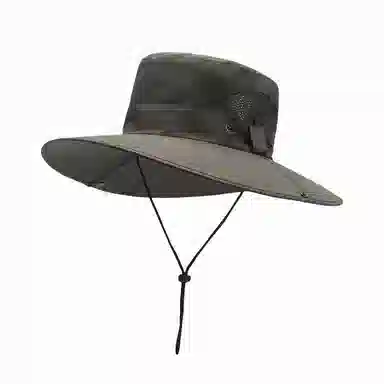 北极绒 户外遮阳防晒透气大檐潮流百搭休闲旅游必备 聚酯纤维 渔夫帽 男女同款情侣款