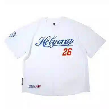 Holycrap Crewneck Loose Fit T-Shirt White