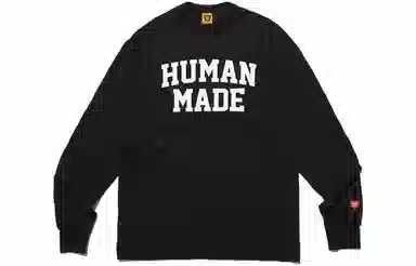 HUMAN MADE FW23 Retro Logo Long Sleeve Tee