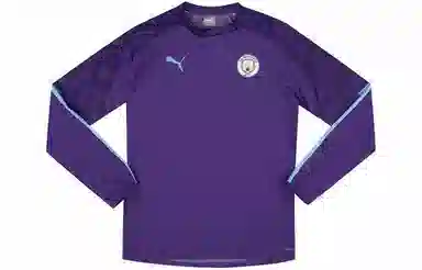 PUMA Manchester City 2019-20 Player Edition Long Sleeve Tee Purple