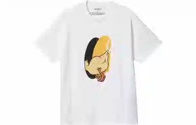 Carhartt WIP Animal Print Crew Neck Tee White