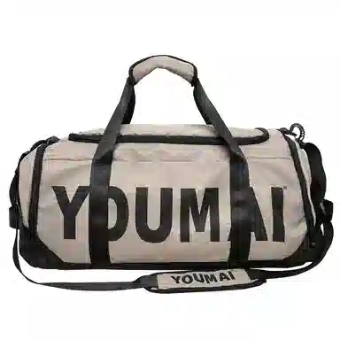 德力熊 干湿分离运动 尼龙 健身包 男女同款情侣款 黑色粉色卡其色红色黄色