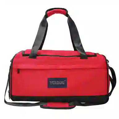 德力熊 出差便携 尼龙 健身包 男女同款情侣款 黑色粉色红色卡其色蓝色军绿色灰色