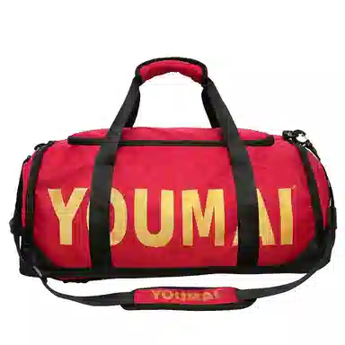 德力熊 干湿分离运动 尼龙 健身包 男女同款情侣款 黑色粉色卡其色红色黄色