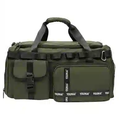 德力熊 大容量干湿分离 尼龙 健身包 男女同款情侣款 黑色/粉色/卡其色/蓝色/黄色/军绿色