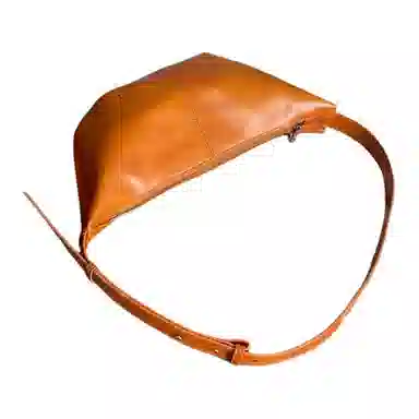 恒源祥 新春时尚百搭腋下包大气高级感百搭牛角包真皮复古妈妈商务通勤手提斜挎包 头层牛皮 单肩包 常规 女款 多色