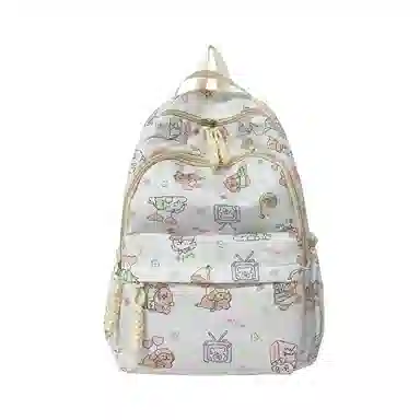 垣途者 学生日系少女小清新 复合布 双肩包 女款 多色