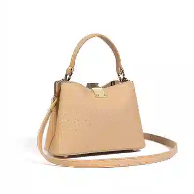 维尼奥 时尚通勤系列质感女包高级潮流气质休闲百搭妈妈包高颜值简约托特包 合成革 手提包单肩斜挎 常规 女款 卡其/米白/大象灰/黑色