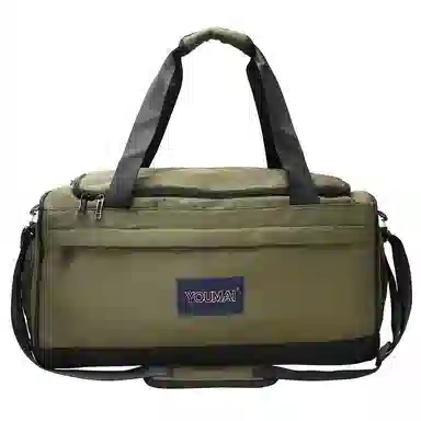 德力熊 出差便携 尼龙 健身包 男女同款情侣款 黑色粉色红色卡其色蓝色军绿色灰色