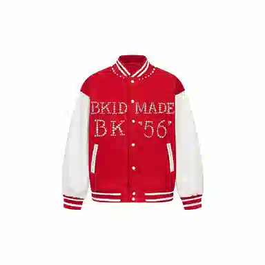 美式复古潮流拼接设计个性百搭棒球服 男女同款