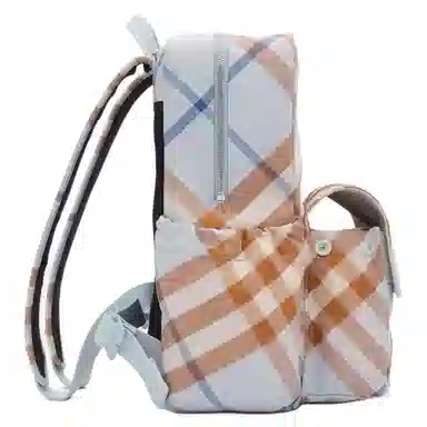 Burberry Nylon Backpack Kids Slate Blue