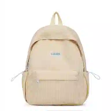 德力熊 时尚原宿个性条绒 尼龙 双肩包 女款 多色