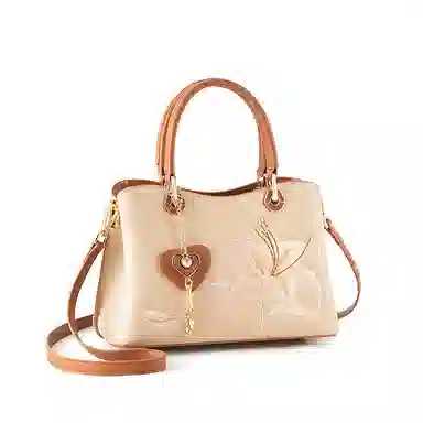 维尼奥 国风刺绣妈妈包高级感时尚大气休闲百搭女包新中式高颜值简约优雅气质配旗袍通勤托特包 合成革 单肩斜挎手提包 女款 多色