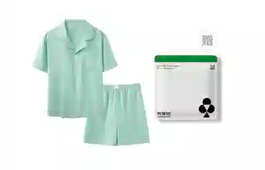 有棵树 凉感短袖高弹轻盈柔软舒适休闲家居服睡衣套装 男款 礼袋装