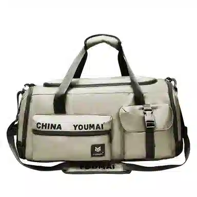 德力熊 训练潮牌 尼龙 健身包 男女同款情侣款 黑色粉色卡其色红色黄色军绿色蓝色