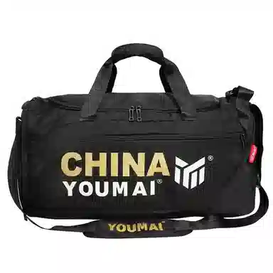 德力熊 多功能运动训练 尼龙 健身包 男女同款情侣款 黑色粉色卡其色玫红色黄色军绿色