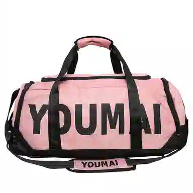 德力熊 干湿分离运动 尼龙 健身包 男女同款情侣款 黑色粉色卡其色红色黄色