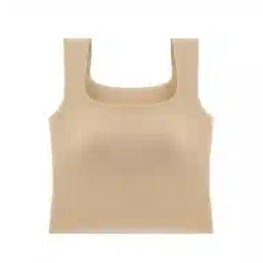 欧迪芬 无袖无痕百搭带胸垫内搭打底可外穿背心 女款