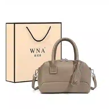 维尼奥 复古通勤时尚波士顿包高级感简约百搭气质休闲女包时尚洋气大气中年妈妈枕头包 合成革 手提包单肩斜挎 常规 女款 多色