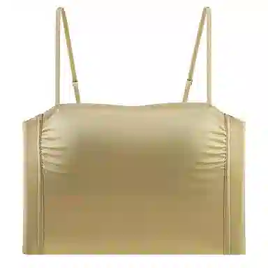 欧迪芬 舒适聚拢透气美背无痕带胸垫一体式背心 女款