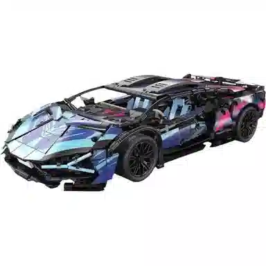 巴巴泥 兰博保时捷布加迪遥控赛车 拼装模型