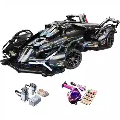 巴巴泥 兰博保时捷布加迪遥控赛车 拼装模型