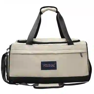 德力熊 出差便携 尼龙 健身包 男女同款情侣款 黑色粉色红色卡其色蓝色军绿色灰色