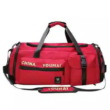 德力熊 训练潮牌 尼龙 健身包 男女同款情侣款 黑色粉色卡其色红色黄色军绿色蓝色