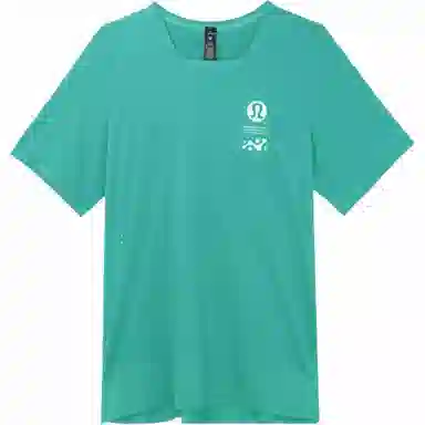 lululemon Fast and Free Breathe Light Logo T