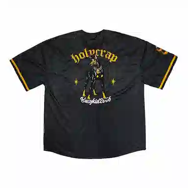 Holycrap Doberman Embroidered Cardigan Tee