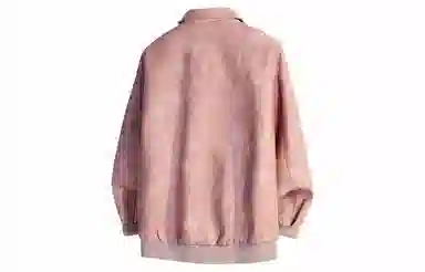 王者荣耀 鲁班七号星空梦想款 简约复古反光银品纯色基础款翻领高级感宽松休闲拉链时尚百搭夹克 男女同款