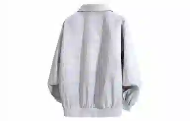 王者荣耀 鲁班七号星空梦想款 简约复古反光银品纯色基础款翻领高级感宽松休闲拉链时尚百搭夹克 男女同款