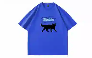 Baleno Black Cat Print Tee