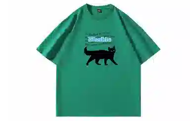 Baleno Black Cat Print Tee