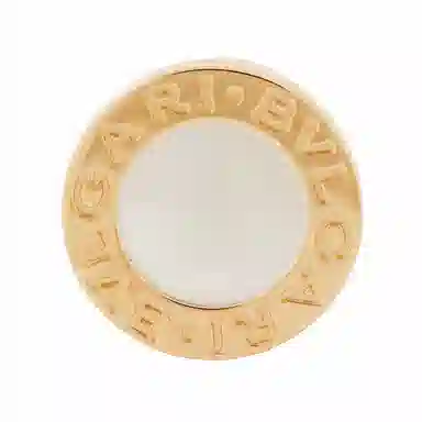 BVLGARI 18k Rose Gold Mother-of-Pearl Stud