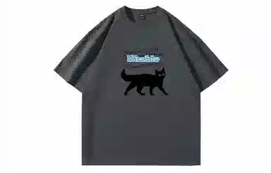 Baleno Black Cat Print Tee