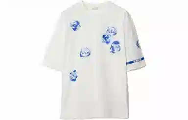 Burberry Rose Cotton T-Shirt LogoT