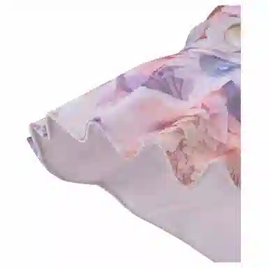 山一丸 夏季大檐防晒时尚蝴蝶结飘带帽子沙滩海边透气 涤纶 遮阳帽 男女同款情侣款