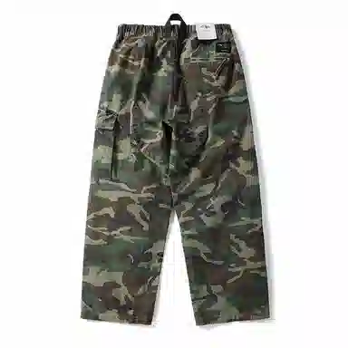 赞仕 纯棉水洗直筒宽松休闲工装裤 男款