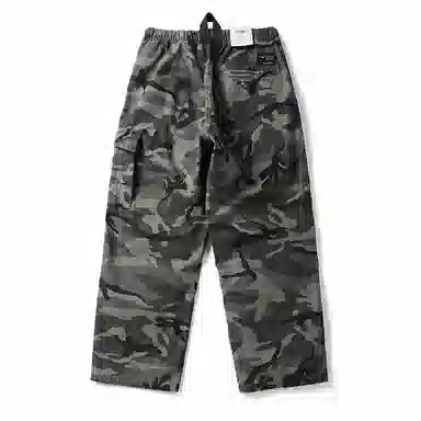 赞仕 纯棉水洗直筒宽松休闲工装裤 男款