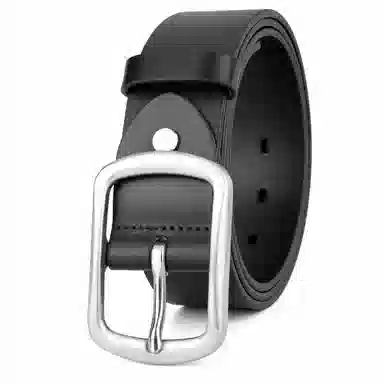 牛当家 商务 不锈钢日字针扣真皮 皮带 男款