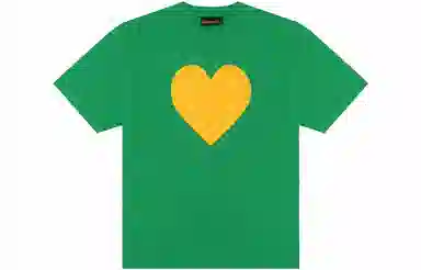 Drew House FW23 Heart Print Tee Green