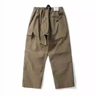 赞仕 纯棉水洗直筒宽松休闲工装裤 男款