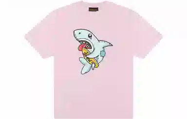 Drew House Cartoon Shark Tee Pink