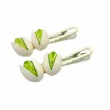 简应舒 开心果夹子夹头发碎侧边夹子小发卡 树脂 发夹 女款