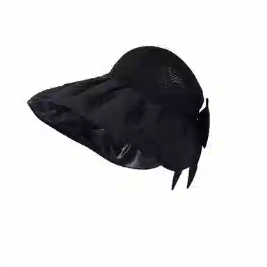 山一丸 夏季帽子彩胶大檐防晒遮阳帽韩版时尚户外出游空顶太阳帽 涤纶 渔夫帽 男女同款情侣款